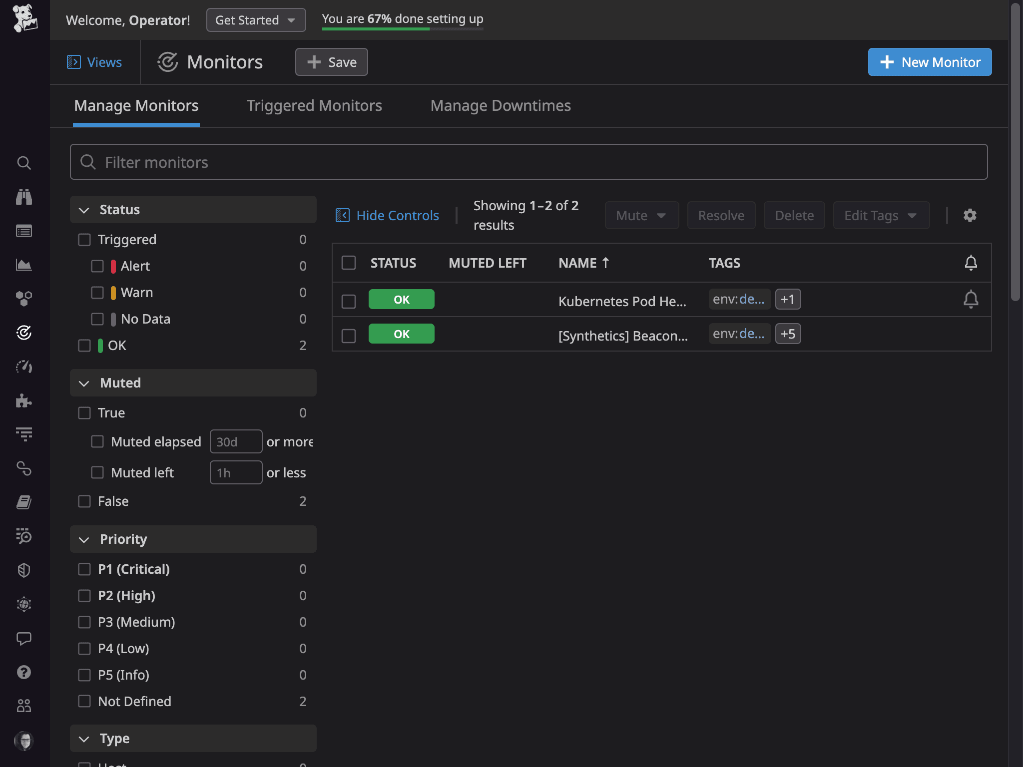 Datadog Synthetics Monitor